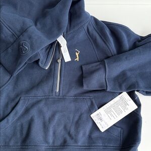 Lululemon PLAYERS championship PGA Tour Gold Man embroidered Half-Zip Hoodie